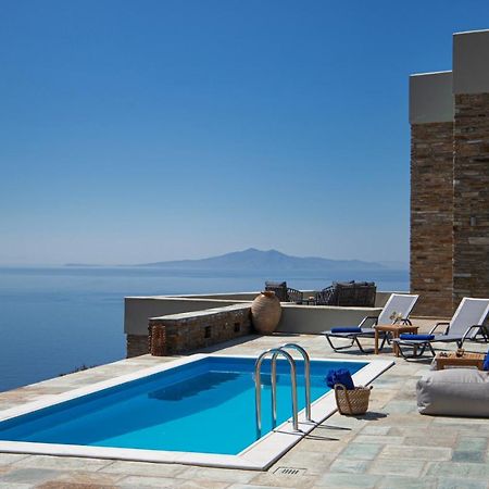 Acron Andros - Luxury Villa With Private Pool Korthio Εξωτερικό φωτογραφία