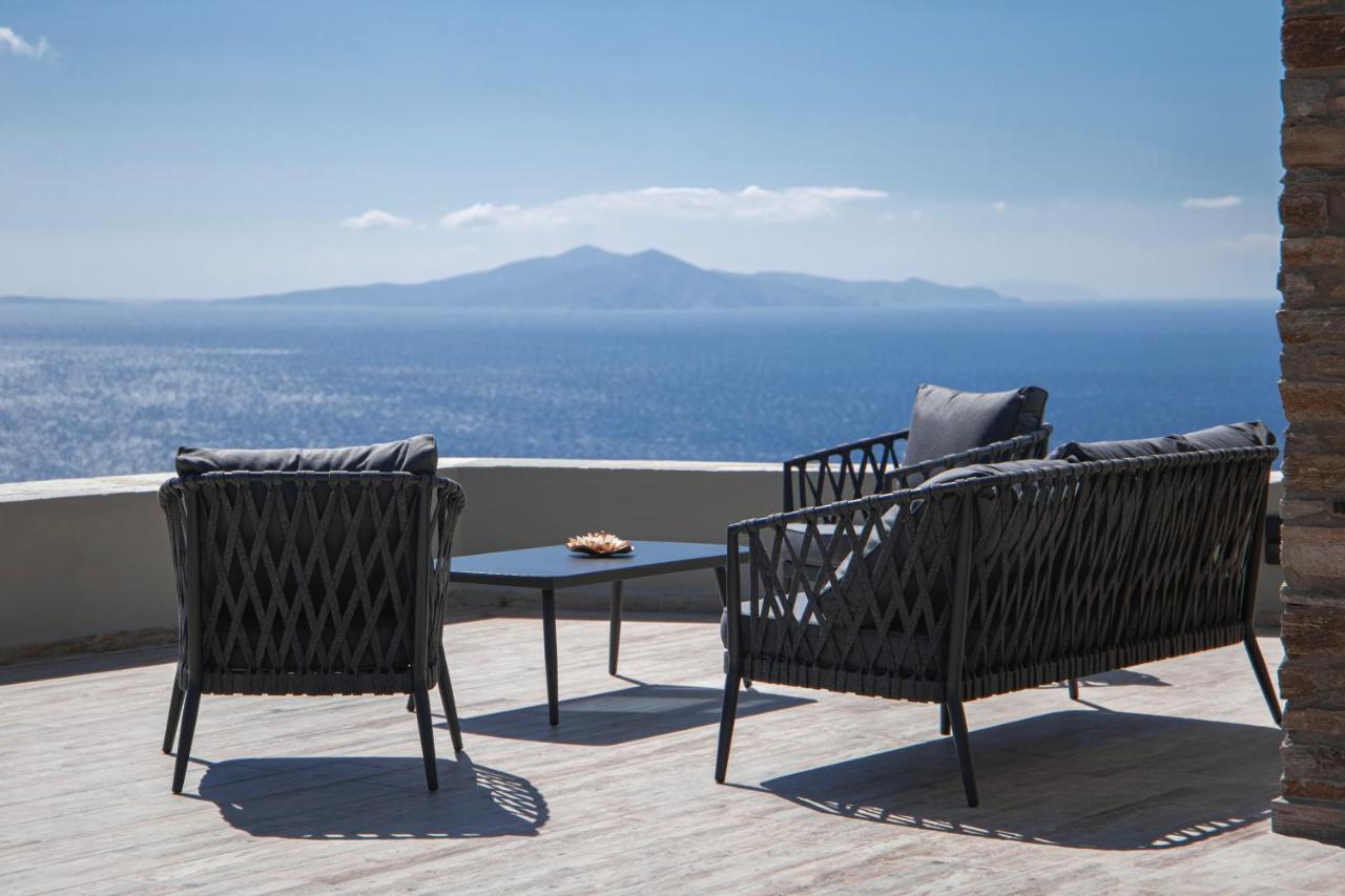 Acron Andros - Luxury Villa With Private Pool Korthio Εξωτερικό φωτογραφία