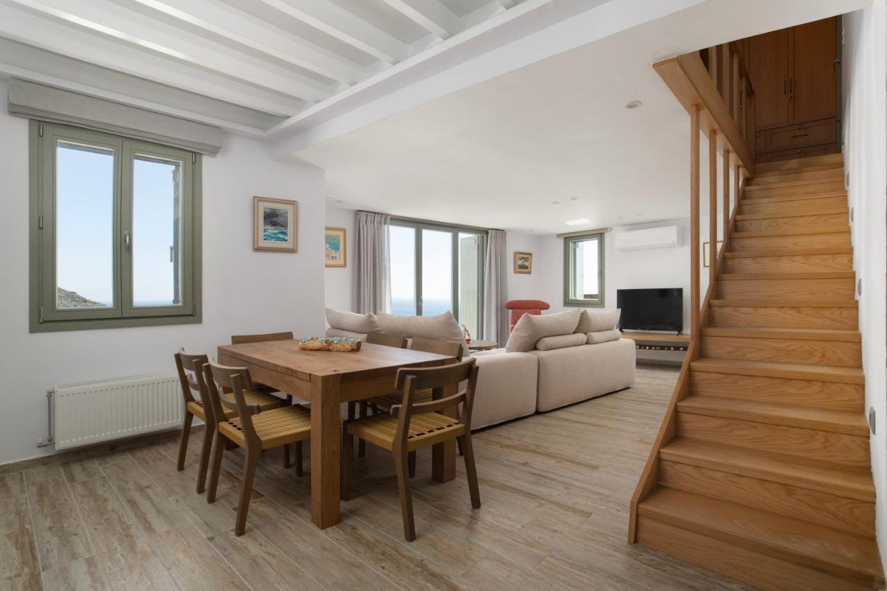Acron Andros - Luxury Villa With Private Pool Korthio Εξωτερικό φωτογραφία