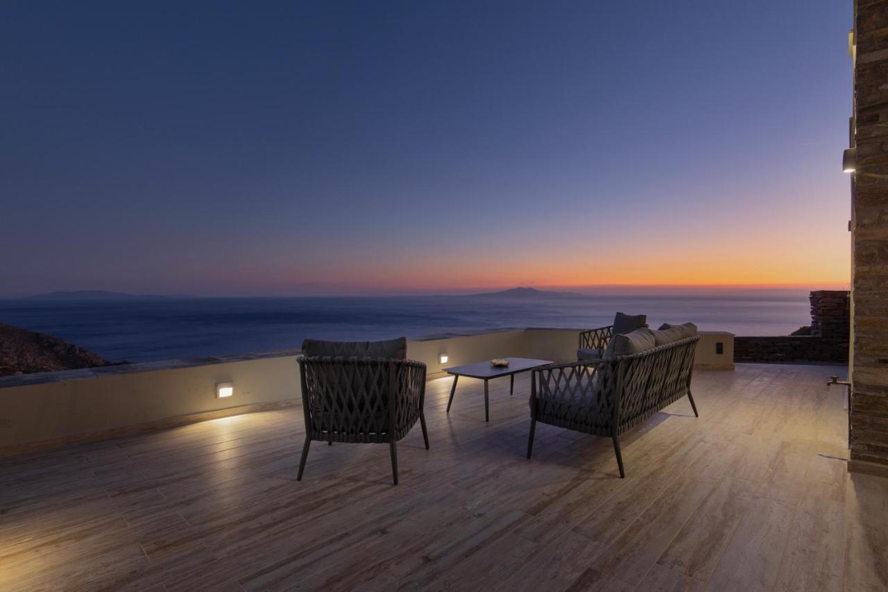 Acron Andros - Luxury Villa With Private Pool Korthio Εξωτερικό φωτογραφία